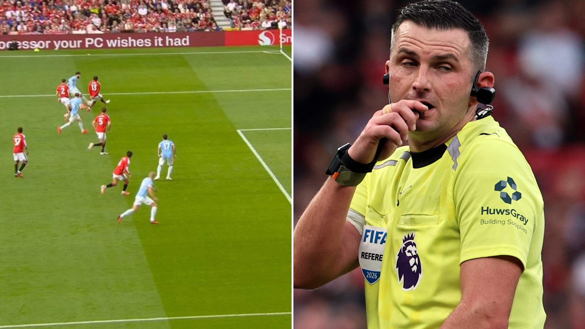 Man Utd vs Man City officials were ordered to get Haaland decision WRONG – something’s seriously off with VAR
