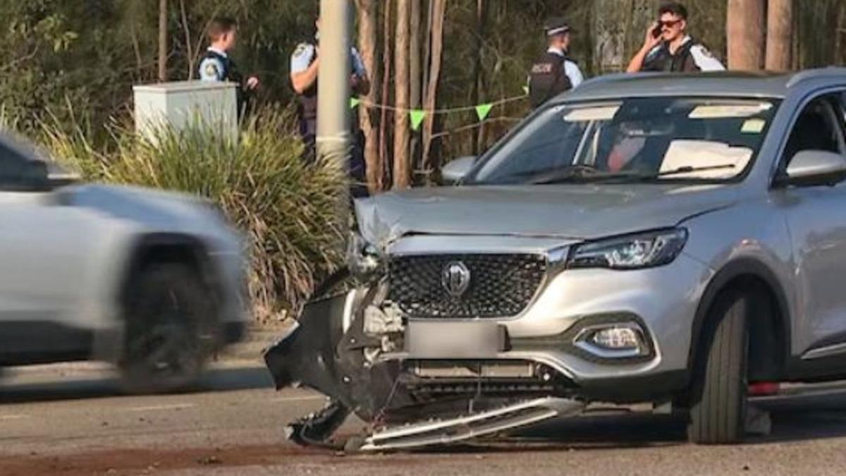 Man allegedly sparks police chase with two children in car before wrong-way highway crash