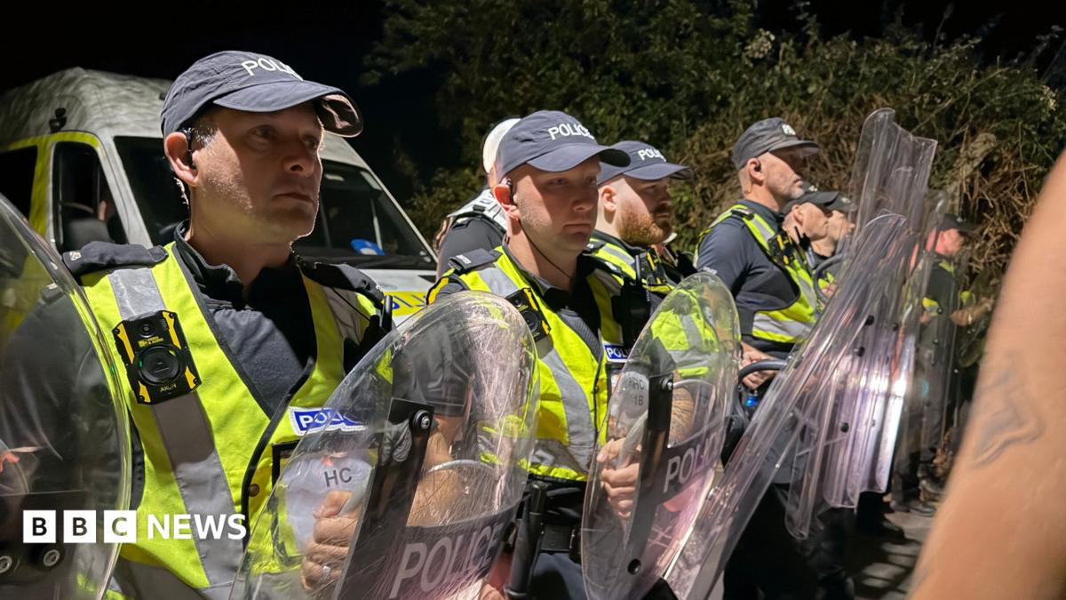 Man in court following anti-migrant protests