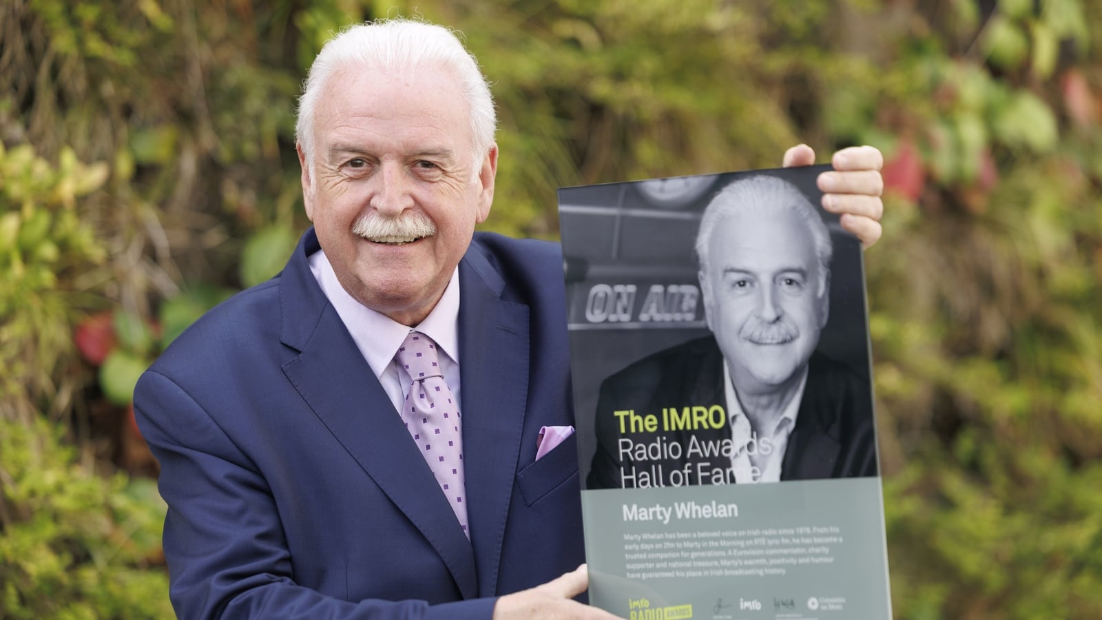 Marty Whelan 'thrilled' with IMRO Hall of Fame honour