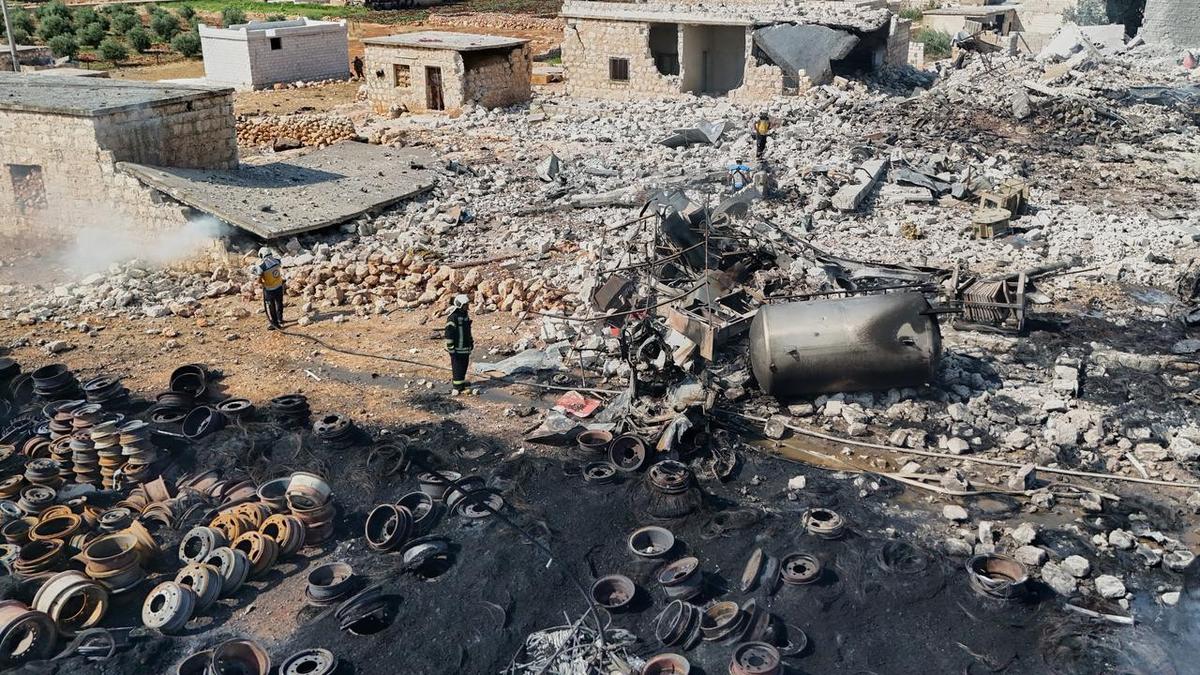 Massive blast at weapons depot in Syria kills 14