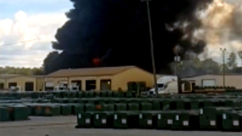 Massive chemical fire erupts at electrical transformer plant in Mississippi, forcing evacuation