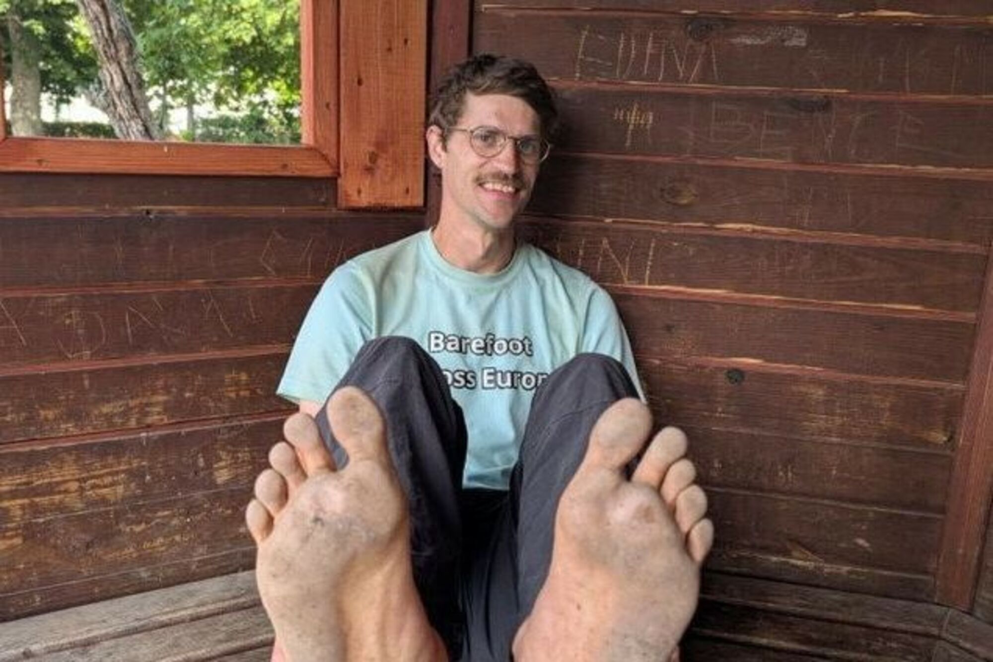 Mayo man’s barefoot walk across Europe officially recognised as a world record