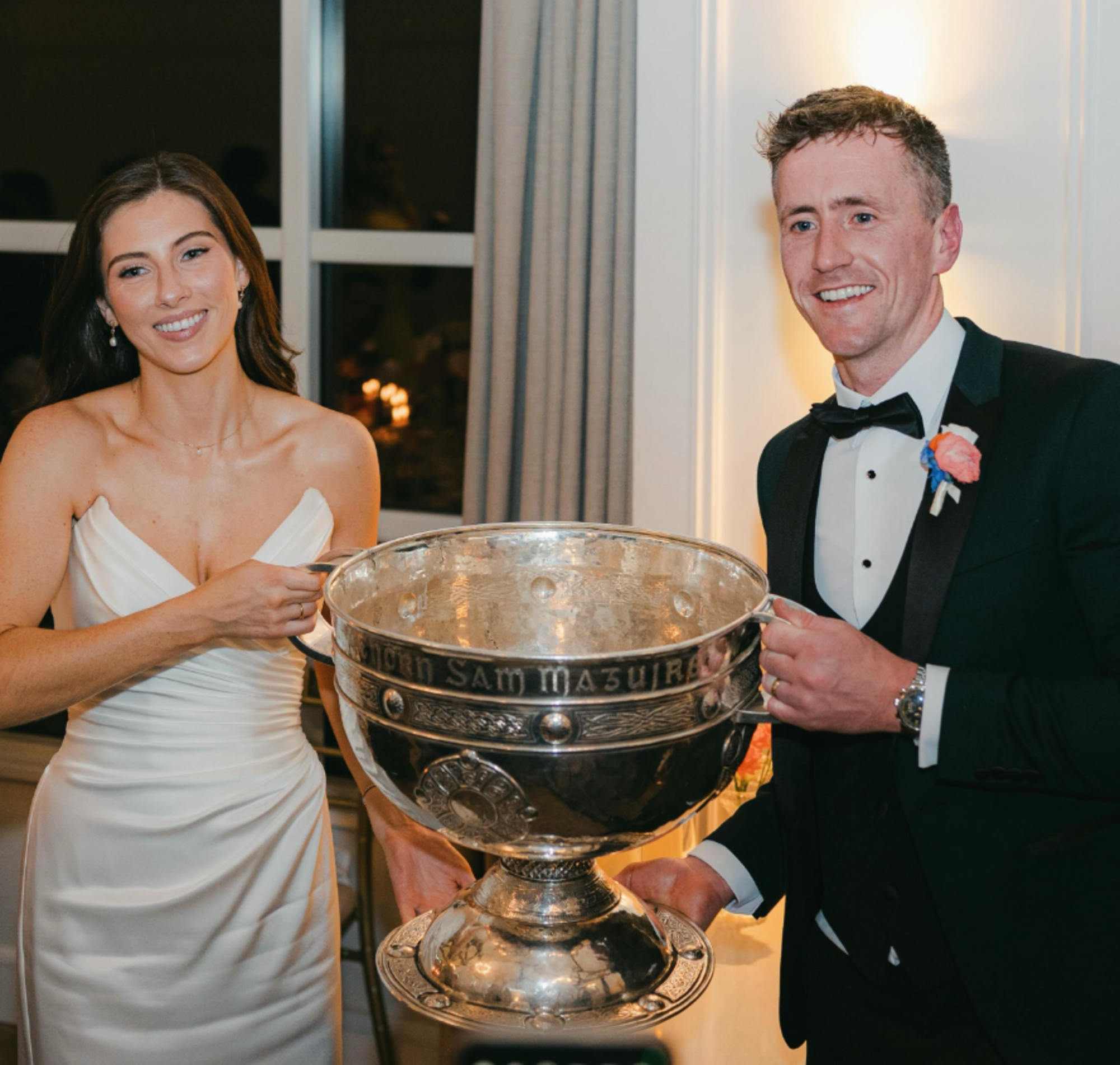 Mayo’s all-time leading scorer Cillian O’Connor marries Dublin native at Mount Juliet Estate in Kilkenny