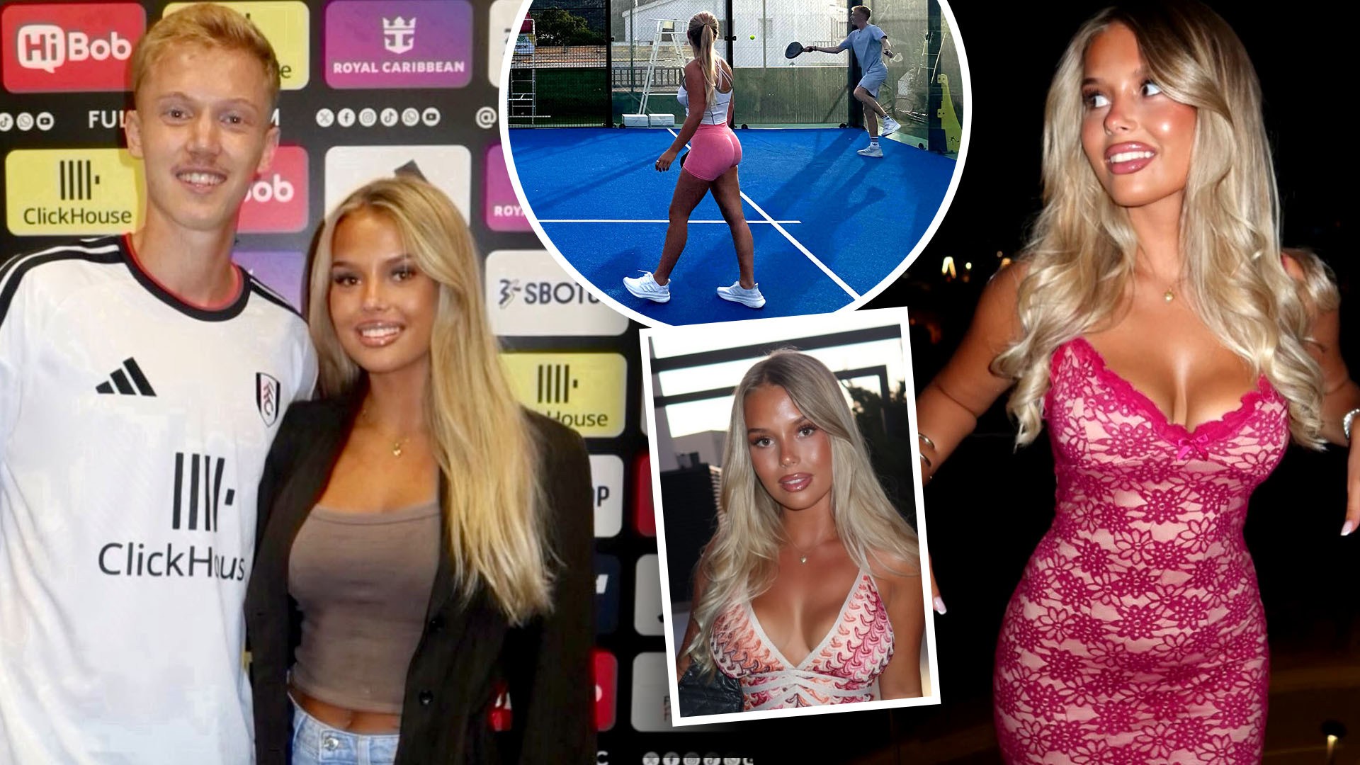 Meet Fulham new boy Hugo Larsson’s stunning Swedish girlfriend who loves Padel and luxurious holidays
