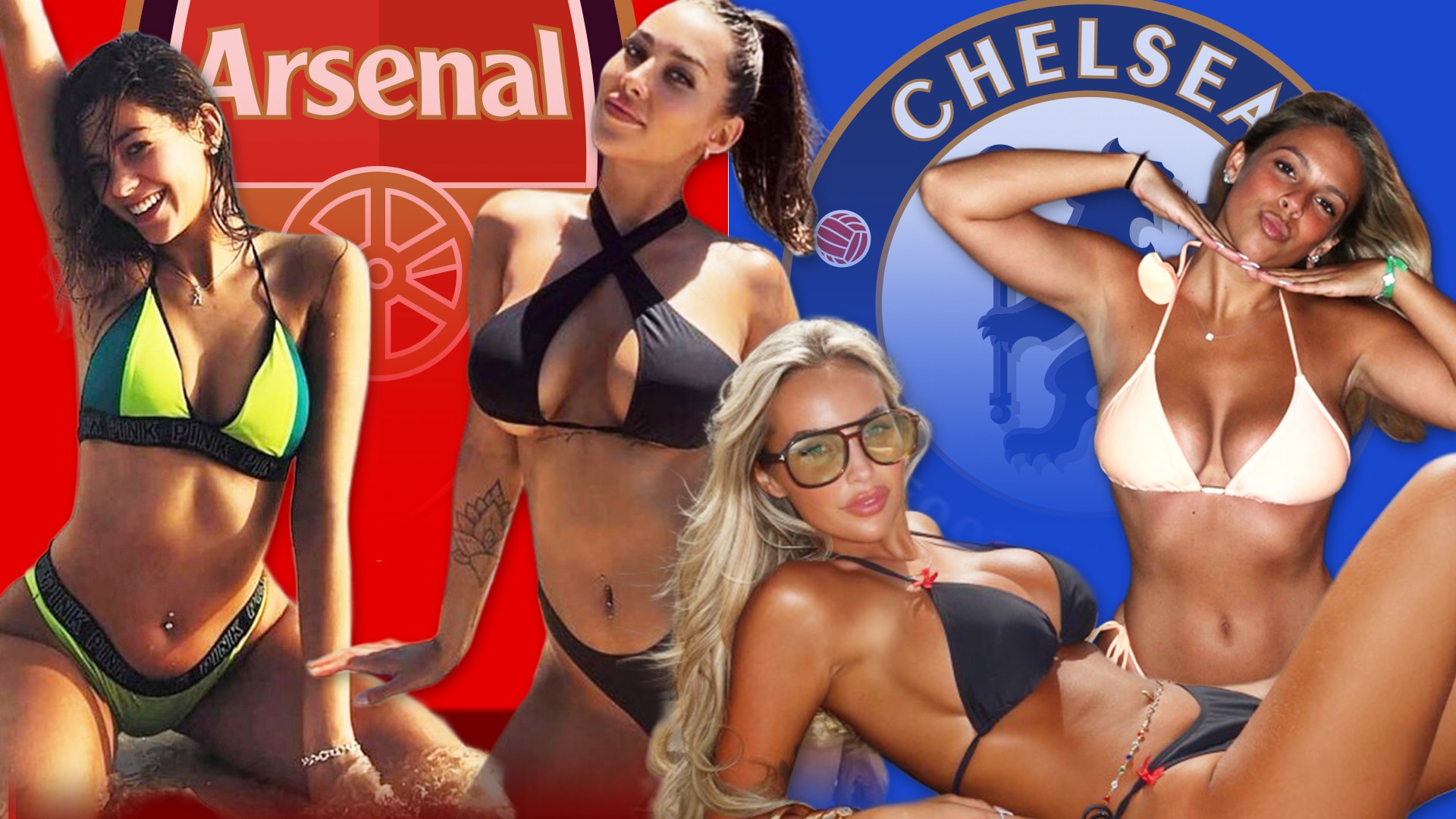 Meet the Arsenal and Chelsea Wags cheering their men on in fiery London derby from Norwegian dancer to beauty specialist