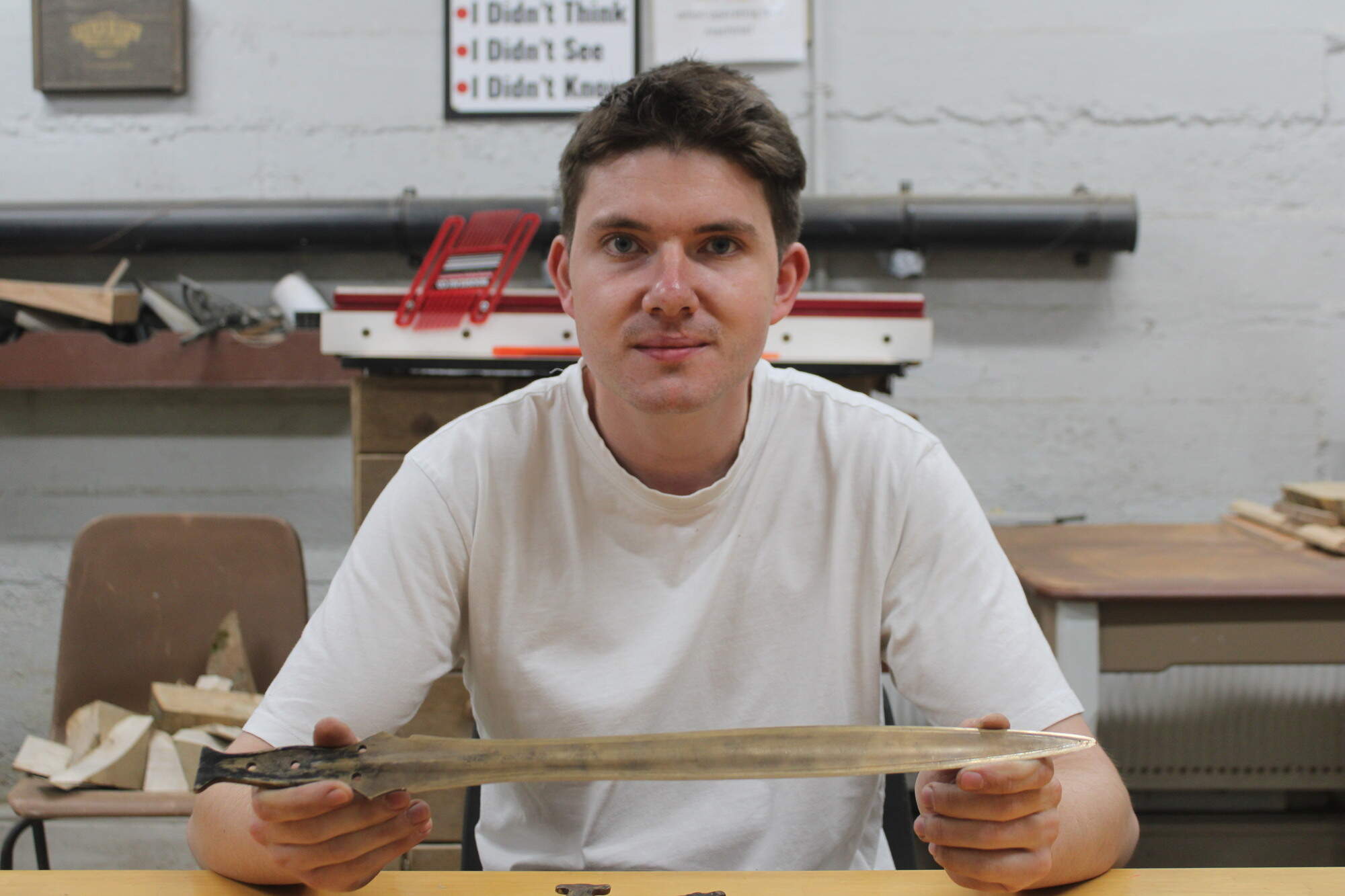 Meet the Ballaghaderreen teacher reviving the 4,000-year-old art of Bronze Age sword-making