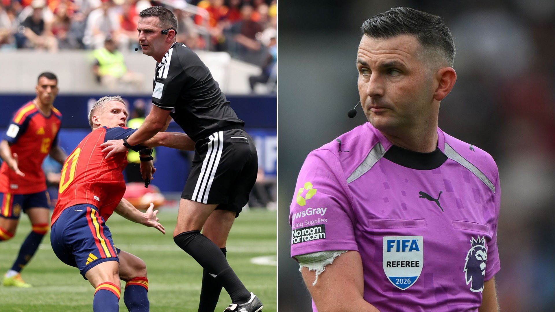 Michael Oliver lands elite Champions League game after chaotic World Cup including unfortunate injury and clattering ace