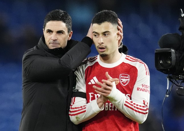 Mikel Arteta sends message to Gabriel Martinelli after ‘disrespectful’ Arsenal exit