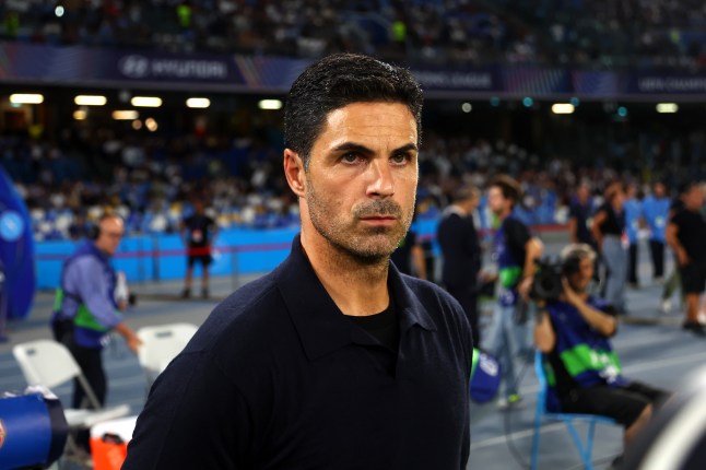 Mikel Arteta ‘rages’ at three Arsenal players during Champions League win over Napoli