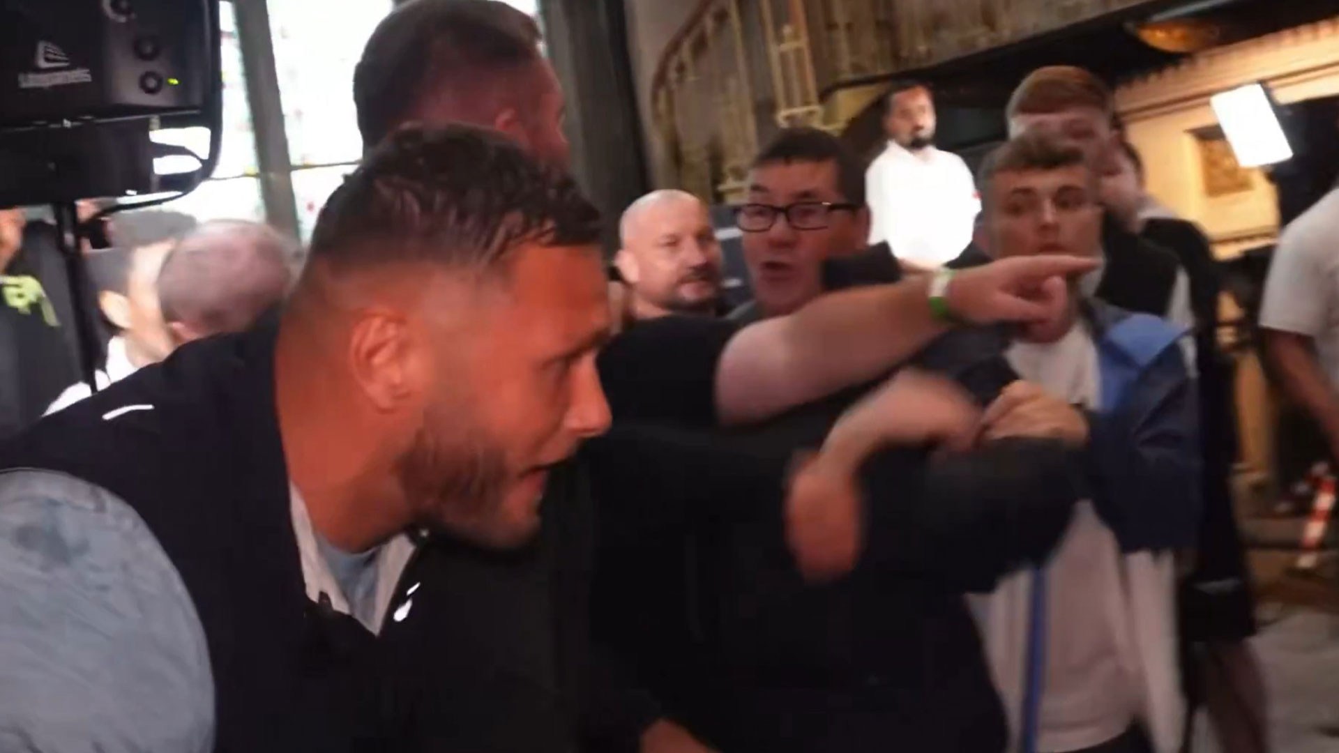 Misfits Boxing media day descends into chaos as huge brawl breaks out with ‘Big Stacks’ left with busted lip