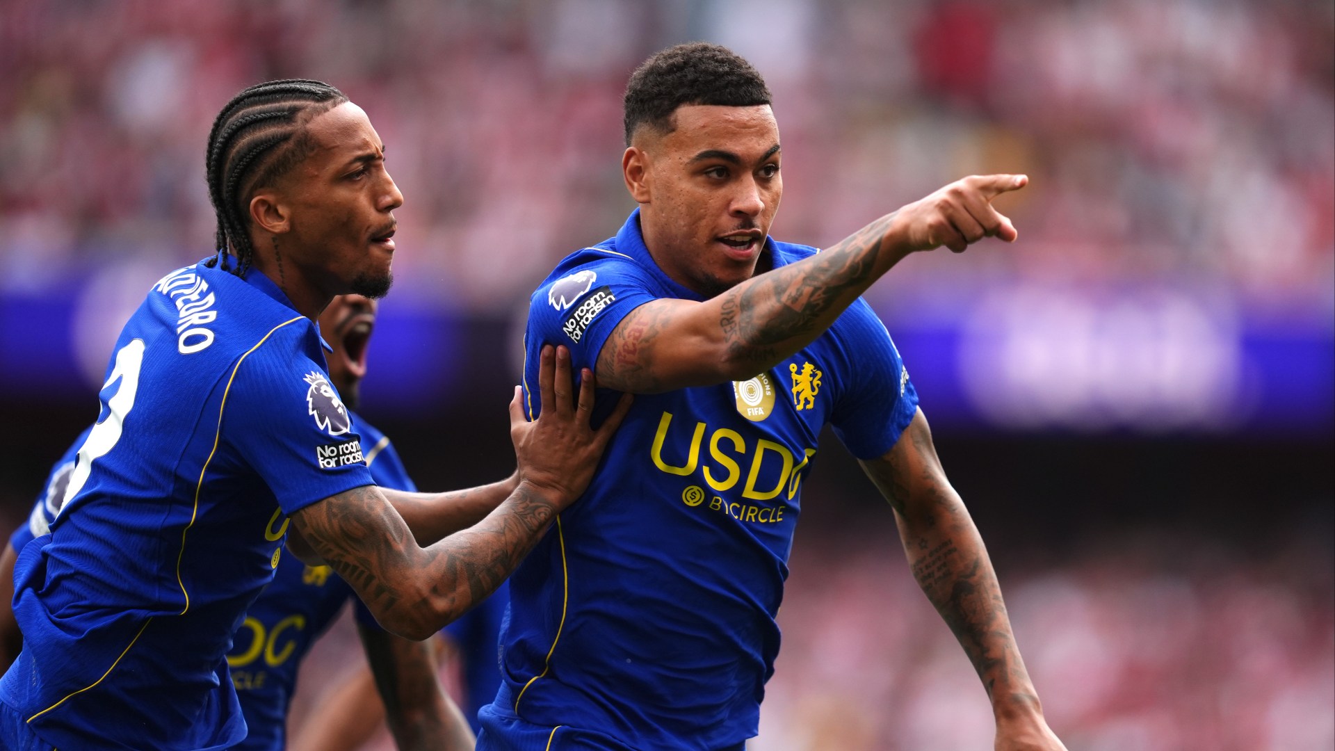 Morgan Rogers in cheeky gesture to Arsenal fans as former transfer target takes just seconds to score for Chelsea