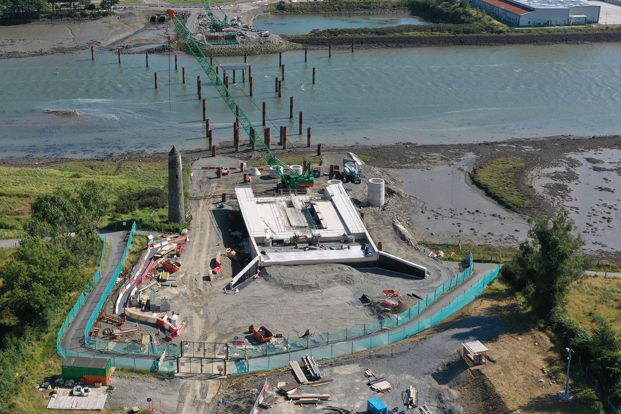 Narrow Water Bridge span ‘already on a barge’ for historic journey to Louth -Down border