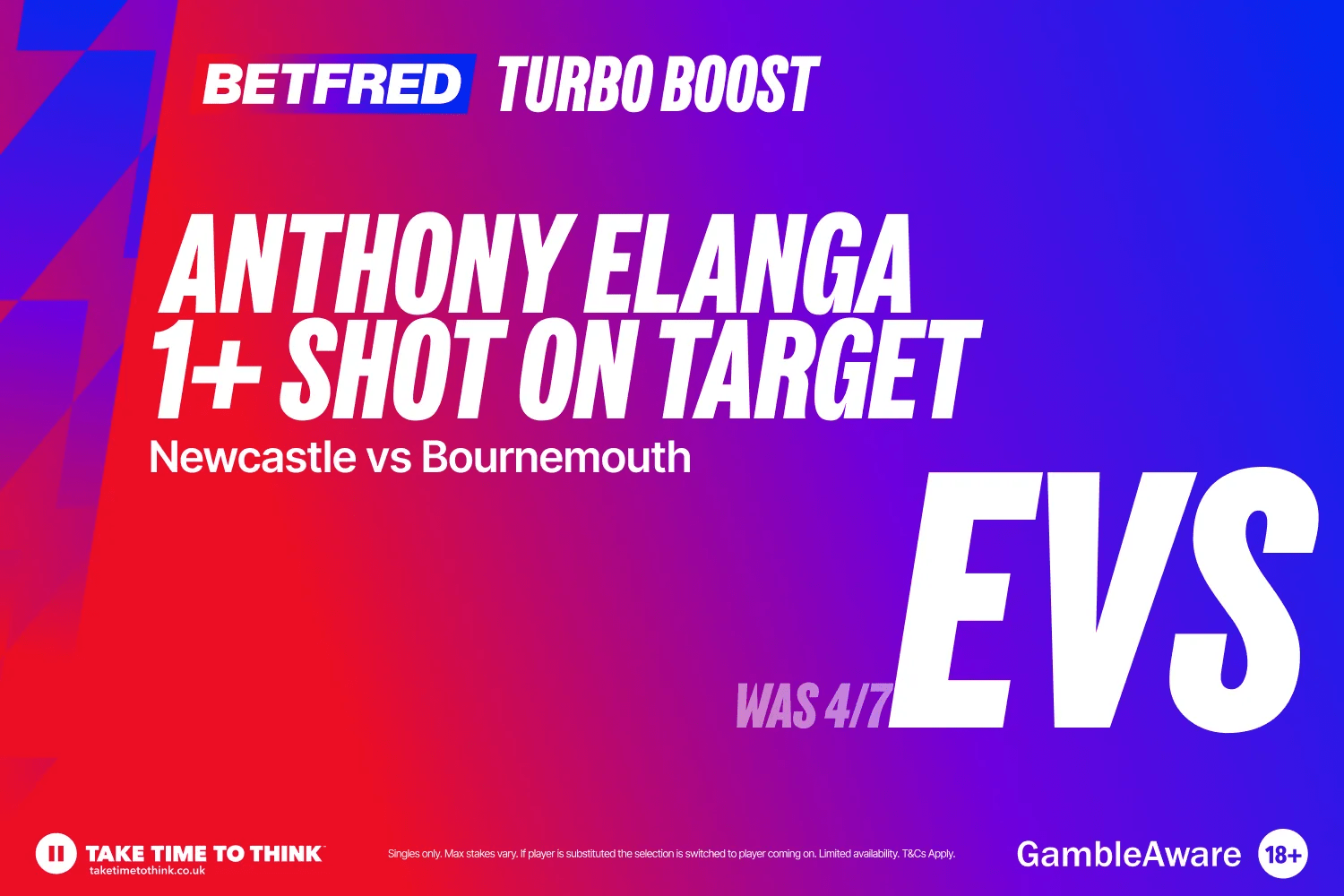 Newcastle vs Bournemouth: Get Anthony Elanga 1+ shot on target at EVENS, plus £50 free bets | Betfred