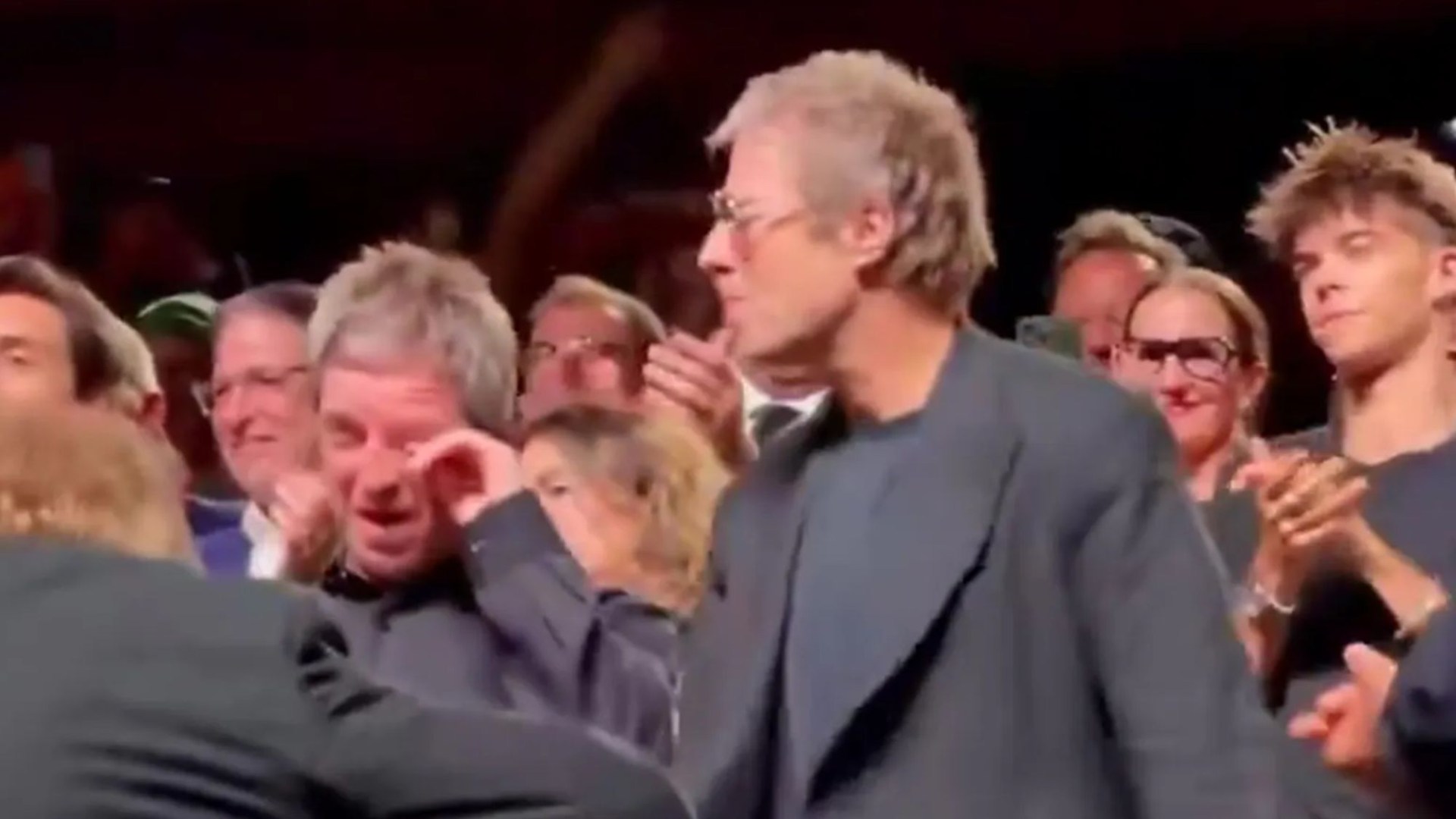 Noel Gallagher left in tears beside brother as Liam makes sweet gesture during Oasis film premiere in Venice
