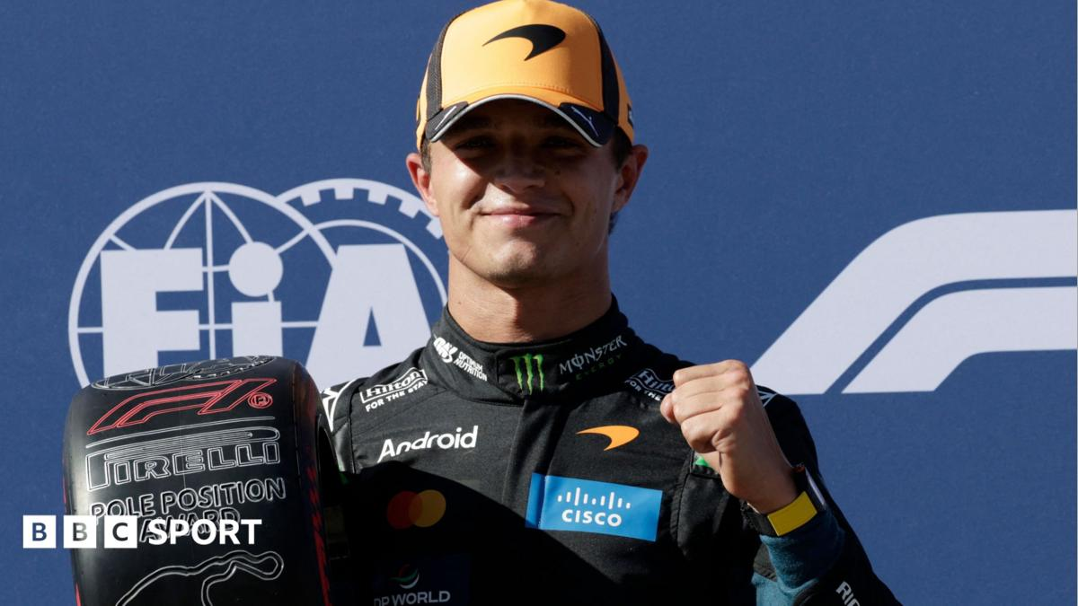 Norris takes Madrid pole with 'gorgeous' lap