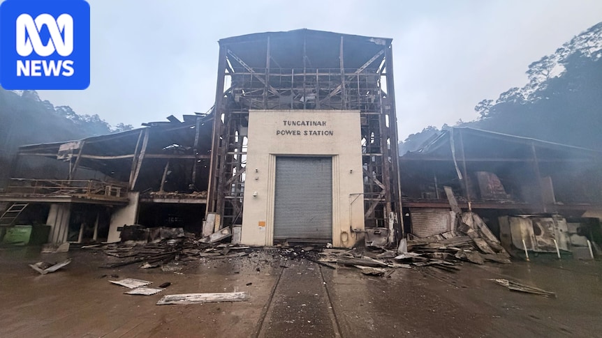 Not yet safe to access Hydro Tasmania power station destroyed by fire