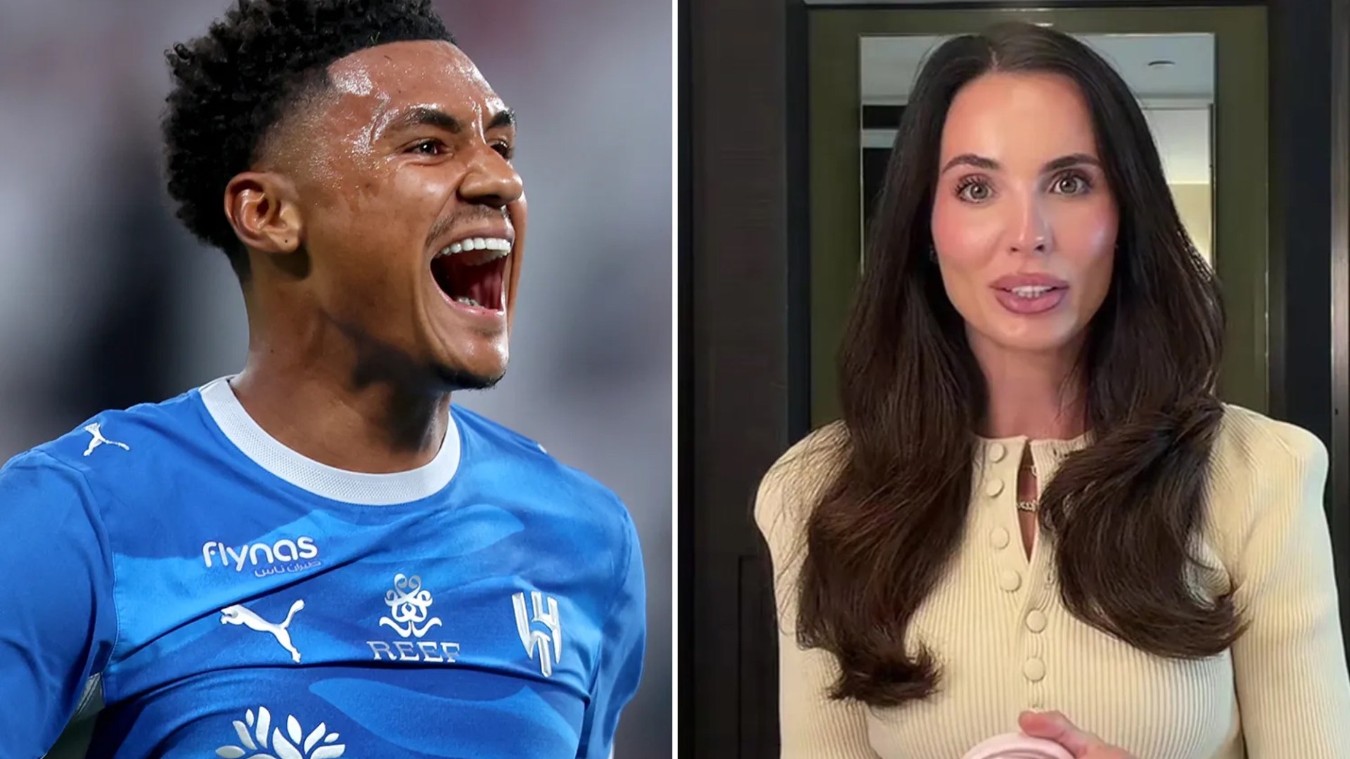Ollie Watkins’ wife Ellie chokes up as she bids Aston Villa farewell before England star scores on Al-Hilal debut