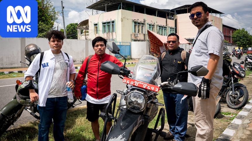 On motorbikes, four friends search for their missing mate in Nepal