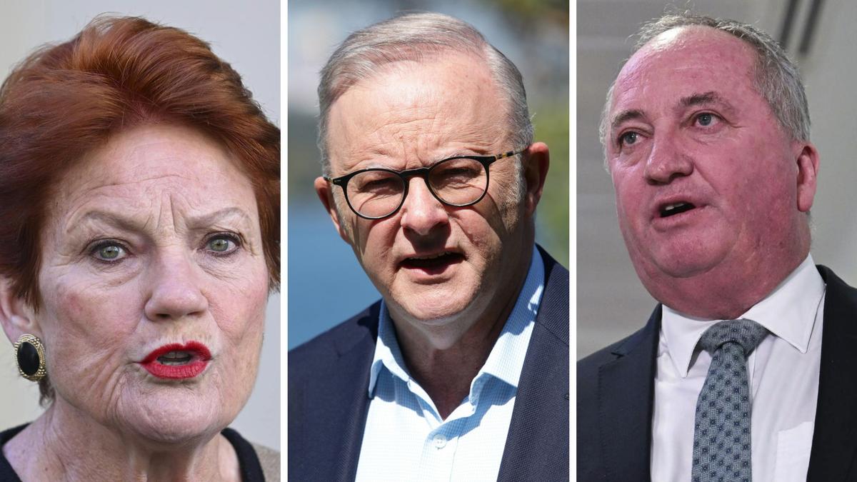 One Nation MP Barnaby Joyce refuses to say if Pauline Hanson should apologise for comments about PM’s mum