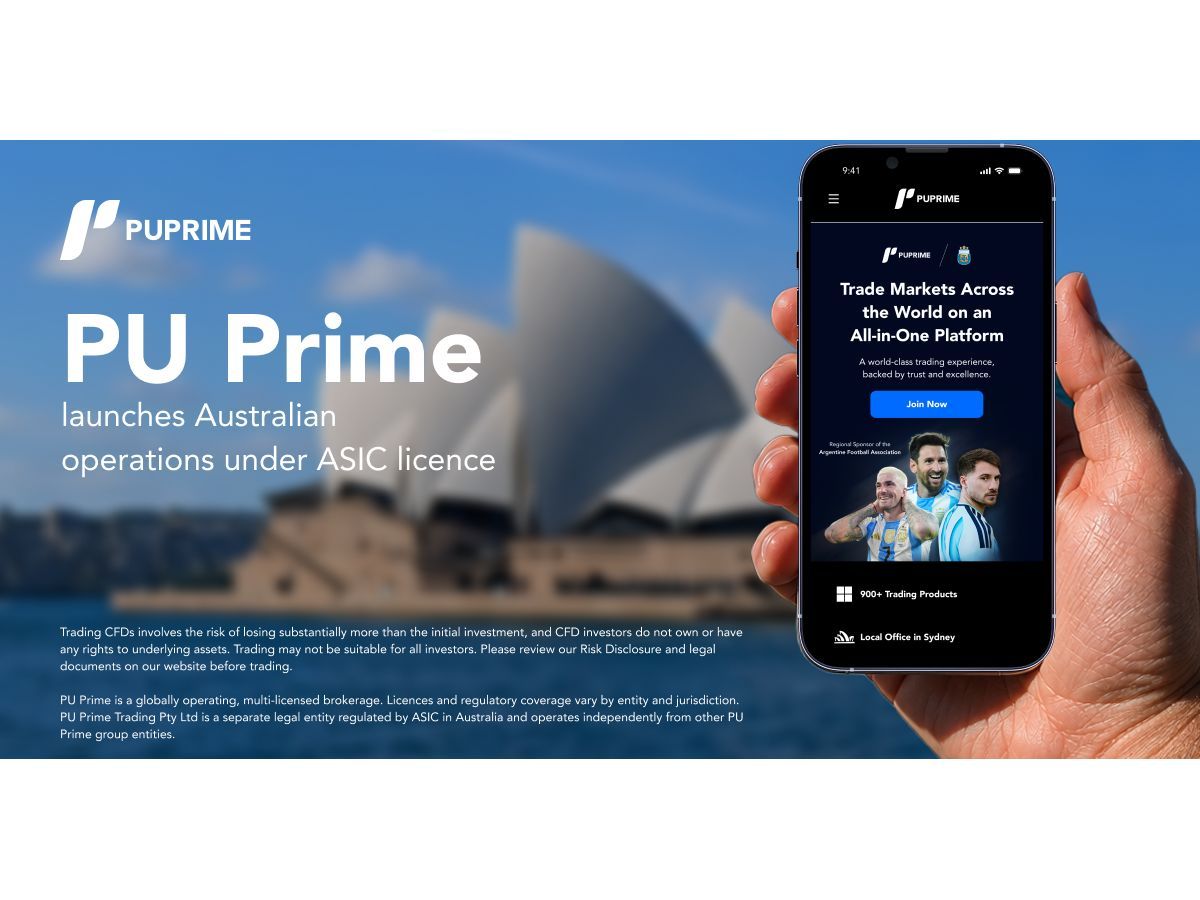 PU Prime Launches Australian Operations under ASIC Licence