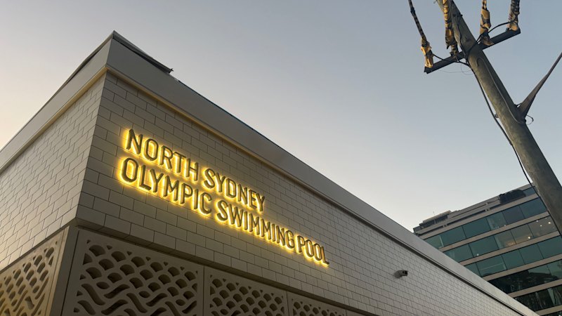Part of North Sydney Pool roof blows off just one month after opening