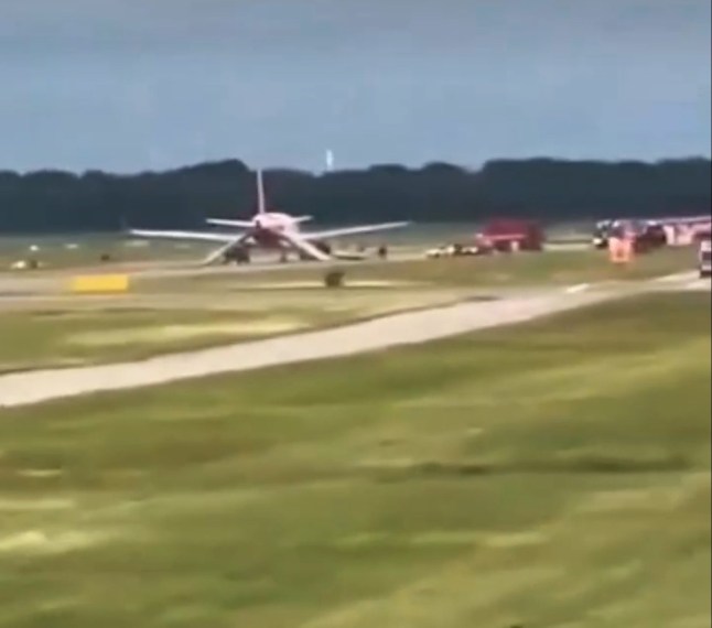 Passengers flee easyJet flight after power bank bursts into flames in plane cabin