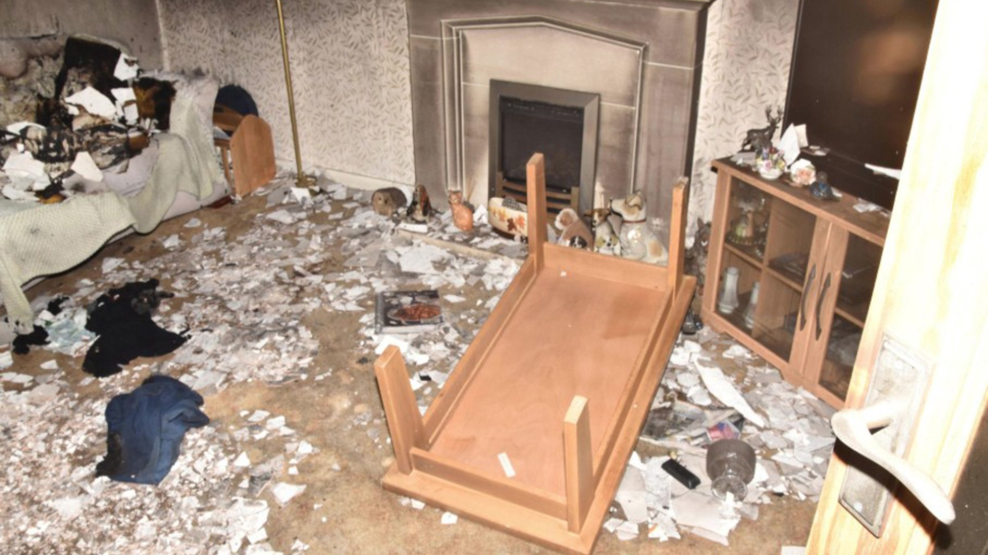 Pensioner, 83, GUILTY of murder after stabbing nephew to death and torching home in £20k inheritance row