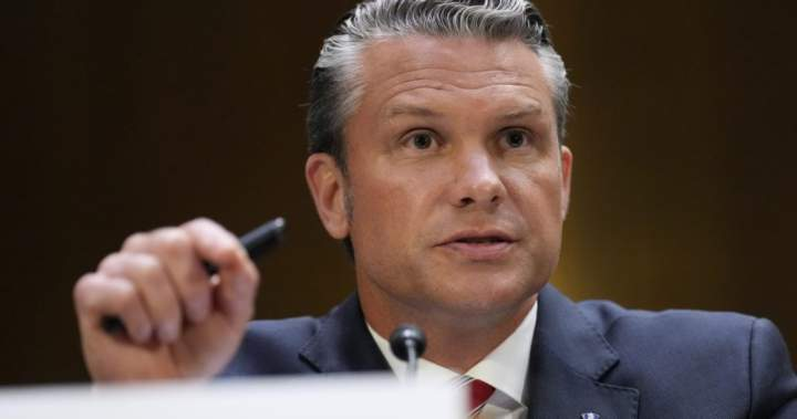 Pentagon defends Pete Hegseth’s X post targeting Canadian cadets