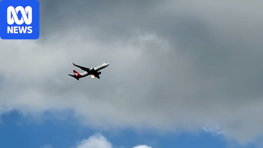 'People were screaming': Qantas passengers tell of engine spitting fire