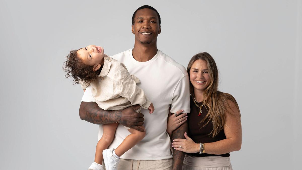 Perth Wildcats star Kristian Doolittle opens up on fatherhood and raising son Kristian Jr with wife Mackie