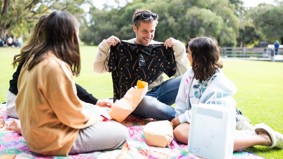 Perth dads spoilt with PJs, chocolate, socks and most importantly, quality time with their kids