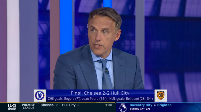 Phil Neville reveals the Chelsea ‘weakness’ which Hull exploited in 2-2 draw