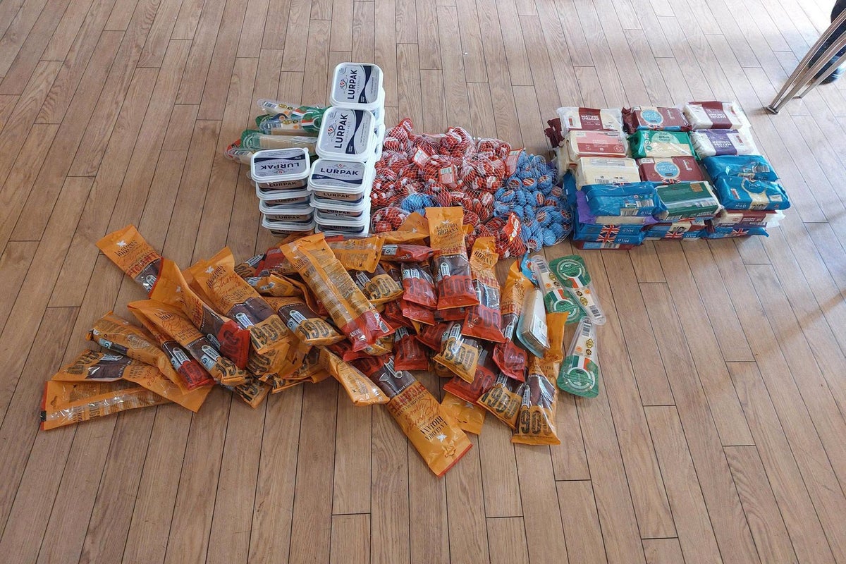 Police find £5,000 worth of food after stopping low car: ‘Stocking up for Christmas?’