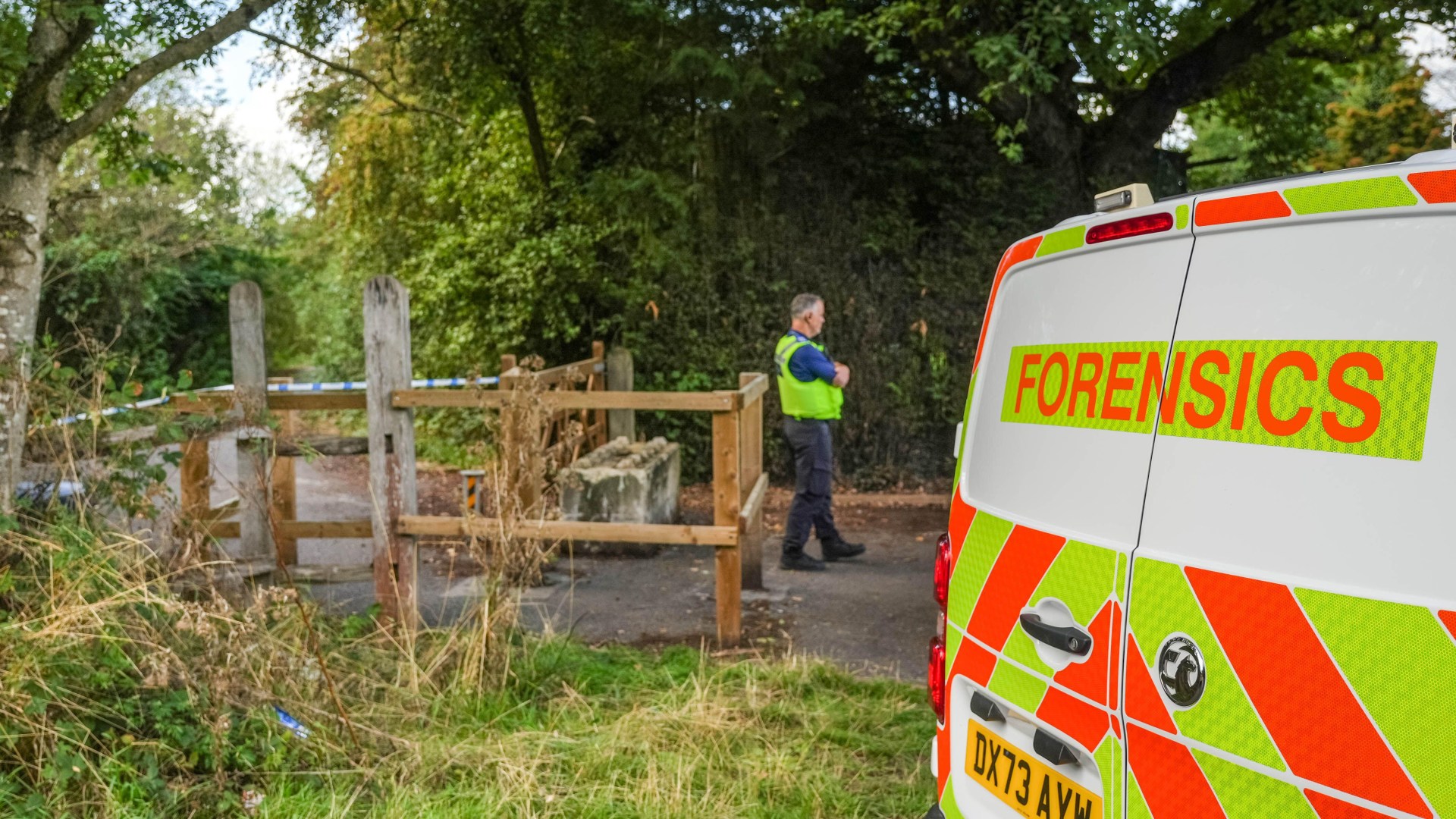 Probe launched after ‘unexplained’ death of child next to fishing lake in UK woodland