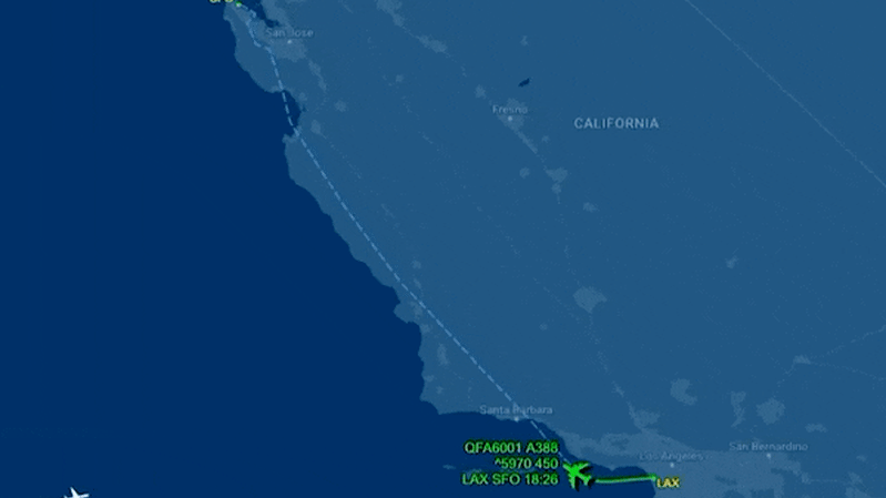 Qantas A380 arrives in San Francisco to bring NFL’s 49ers to Australia