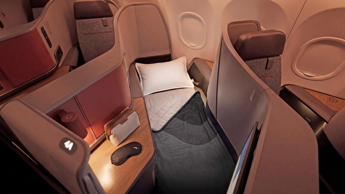 Qantas reveals A321XLR Business Suite set for Perth