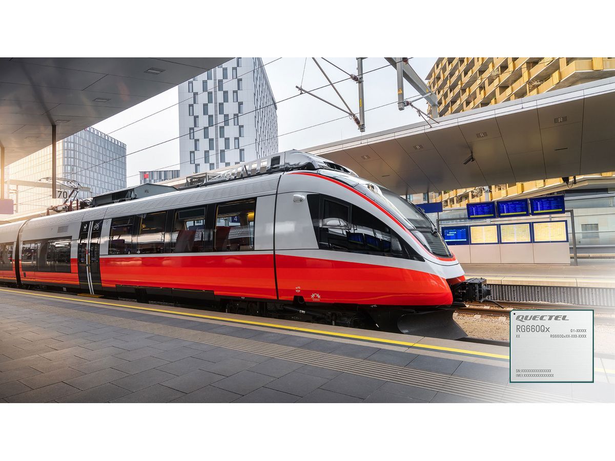 Quectel Expands RG660Qx 5G Module Capabilities for Future Railway Mobile Communication System Evaluation and Railway Applications