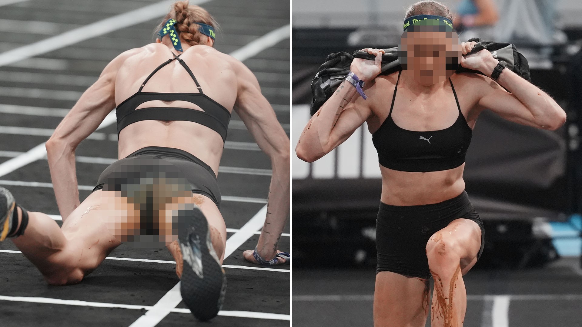 Race organisers criticised after athlete SOILS herself during event while continuing to compete alongside rivals