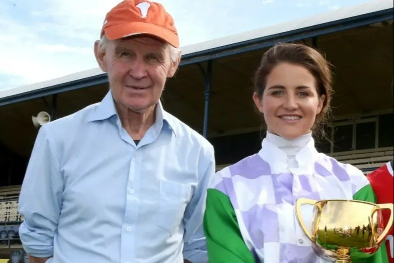 Racing legend and loving dad of ten whose jockey daughter won the Melbourne Cup dies aged 90