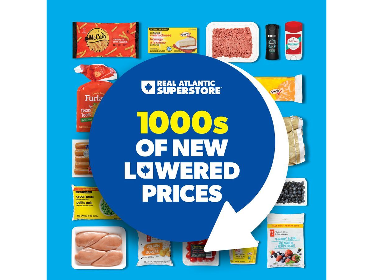 Real Atlantic Superstore lowers prices on more than 4,000 products, helping families save an estimated $300 a year
