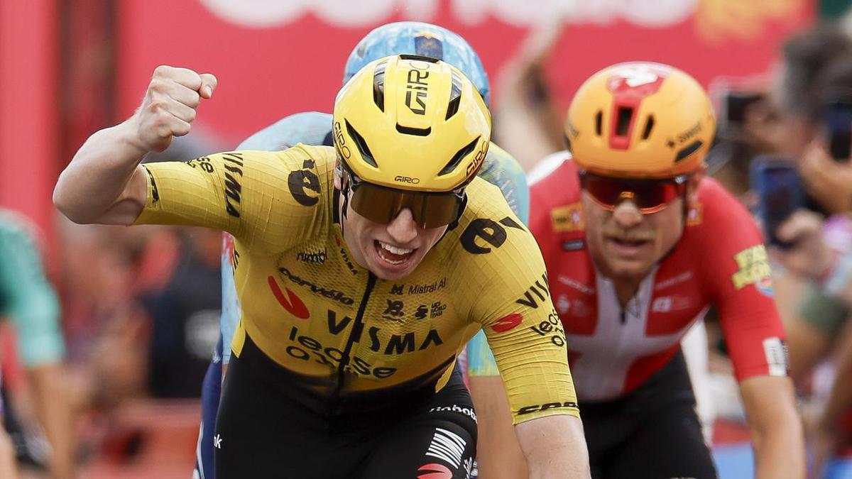 Record-breaking Briton earns fifth stage win at Vuelta