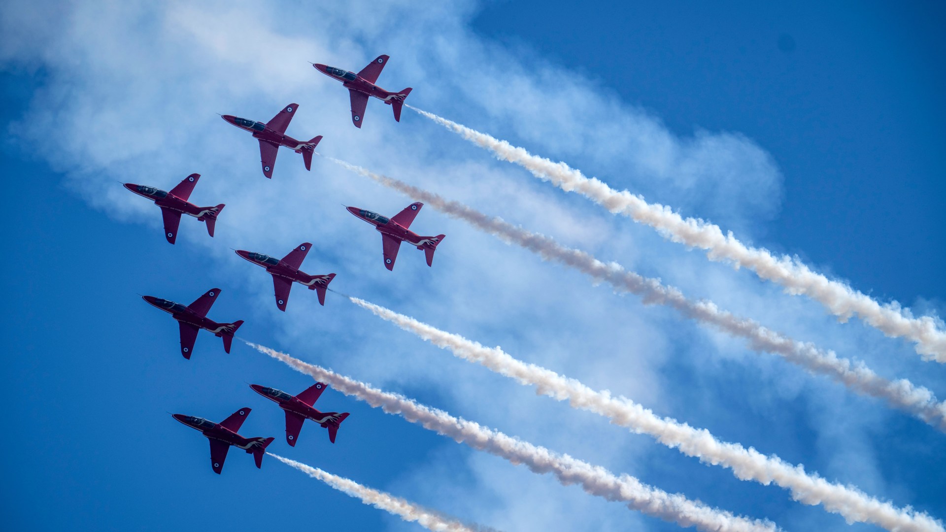 Red Arrows flypast: timings and flight route for Tour of Britain flypast – how to see