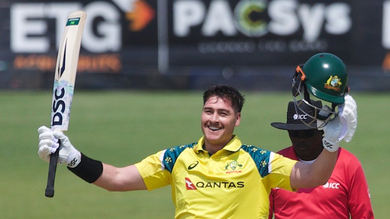 Renshaw scores maiden ODI century in first clash win over Zimbabwe