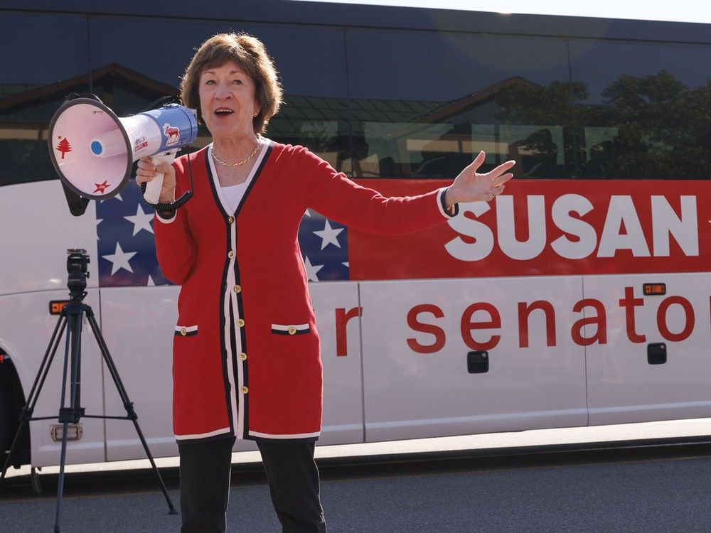 Republican Senator Susan Collins could be one of the first victims of Trump’s tariff war