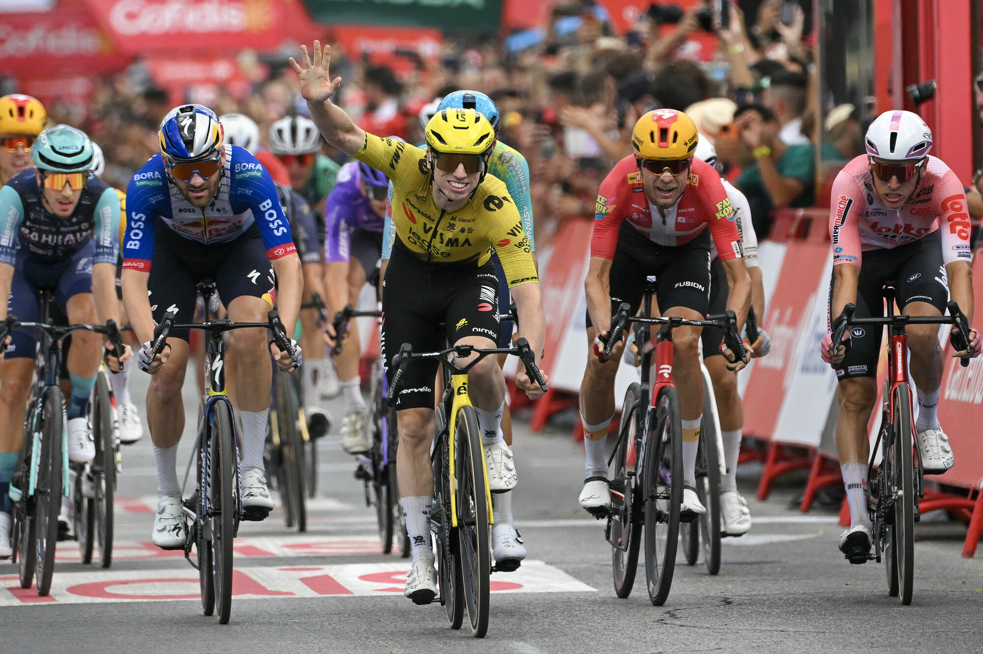 Rising star Matthew Brennan makes history with fifth Vuelta a Espana stage win