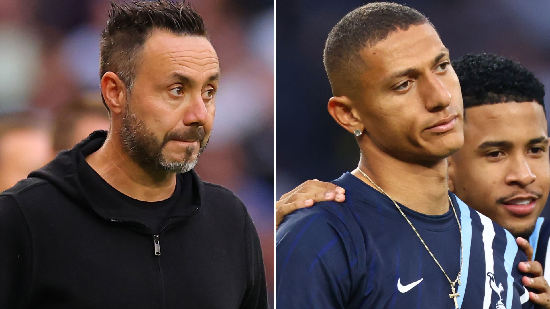Roberto De Zerbi slams Richarlison over squad exile as Tottenham boss blames Brazilian for Premier League freeze-out