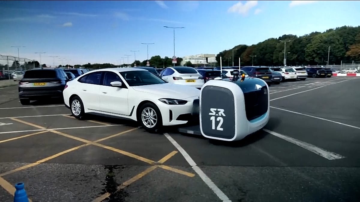 Robot valet parking at Gatwick Airport promises safer, easier long‑stay car storage