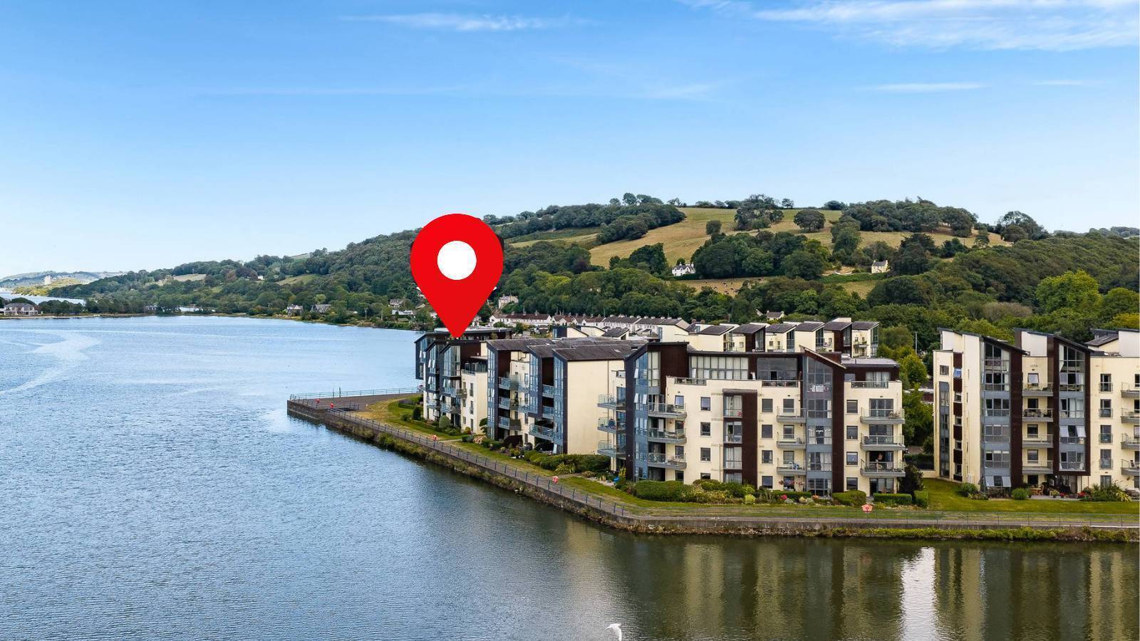 Rochestown apartment with water views on the market for €410,000