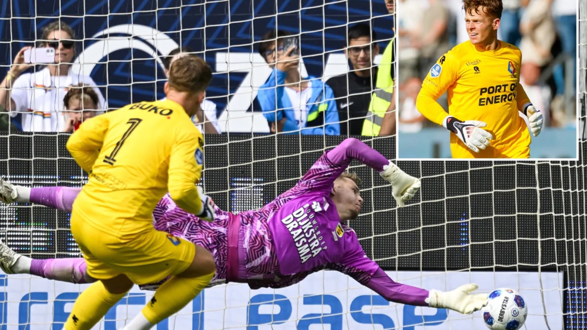 Ronald Koeman’s goalkeeper son scores TWICE including 101st-minute equaliser to rescue a point for his team